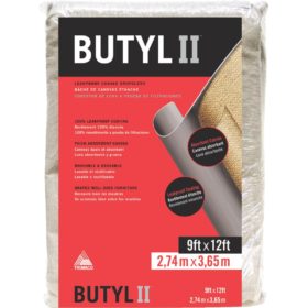 Trimaco Butyl II 9 Ft. x 12 Ft. Canvas Drop Cloth (85321)