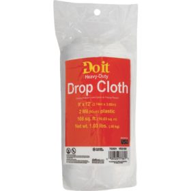 Do it Plastic 9 Ft. x 12 Ft. 2 mil Drop Cloth (P911RDI)