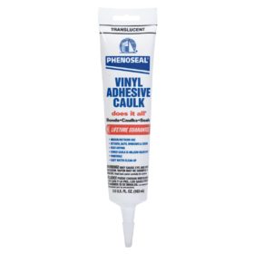 Phenoseal 6 Oz. Translucent Vinyl Adhesive Caulk (07027)