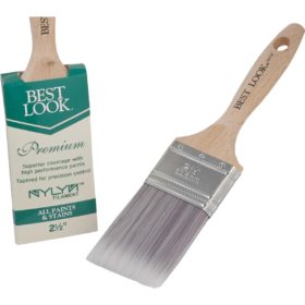 Best Look Premium 2.5 In. Flat Nylyn Paint Brush (DIB 436-250)