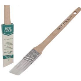 Best Look Premium 1 In. Thin Angle Nylyn Paint Brush (DIB 421-100)