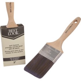 Best Look 3 In. Flat Polyester Paint Brush (784333)