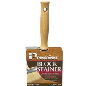 Premier 4 In. Professional Bristle Block Stain Brush (B200-40)