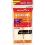 Wooster Jumbo-Koter 4-1/2 In. x 1/4 In. Mohair Blend Mini Woven Fabric Roller Cover (2-Pack) (RR304-4 1/2)
