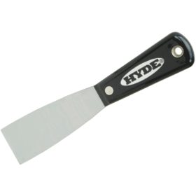 Hyde Black & Silver 1-1/2 In. Stiff Professional Putty Knife (02150)