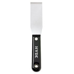 Hyde Black & Silver 1-5/16 In. Stiff Chisel Professional Putty Knife (02200)