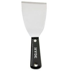 Hyde Mfg. 2400 Black & Silver Professional Putty Scraper