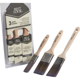 Best Look Polyester Paint Brush Set (3-Piece) (789604)