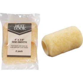 Best Look 4 In. x 3/8 In. Line Marker Knit Fabric Roller Cover (2-Pack) (DIB RR 9502-400)