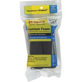 Whizz Roller System 4 In. x 1/4 In. Premium Black Mini Foam Roller Cover (2-Pack) (54060)