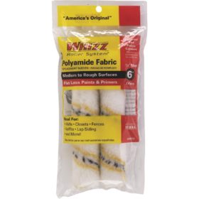 Whizz Gold Stripe 6 In. x 1/2 In. Refill Woven Fabric Roller Cover (2-Pack) (58016)