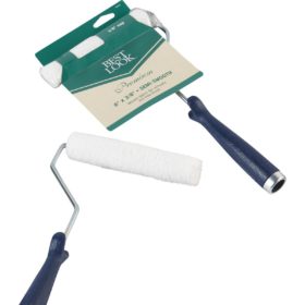 Best Look Premium 6 In. x 3/8 In. Woven Fabric Paint Roller Cover & Frame (DIB MT 101-11-600)