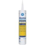 GE Siliconized Acrylic Painters Pro Quick Dry, White Sealant, 10 Oz. Cartridge (2874545)