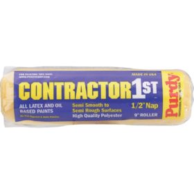 Purdy Contractor 1st 9 In. x 1/2 In. Knit Fabric Roller Cover (144688093)