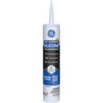 GE Supreme Silicone Window & Door Sealant, Clear, 10.1 Oz. Cartridge (2970967)