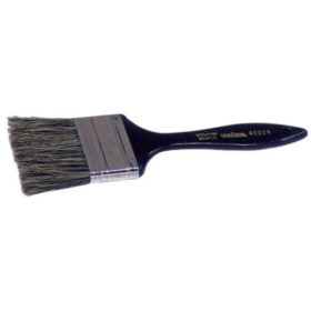 Weiler Brush 40029 Chip & Oil Brushes, 2 in wide,1 3/4 in trim, Grey China, Plastic handle