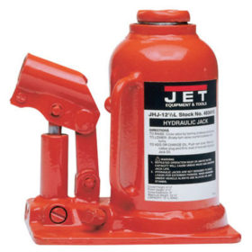 JPW Industries 453312 JHJ Series Heavy-Duty Industrl Bottle Jack, 4 1/8Wx6 1/2Lx9 1/2-18 1/2H,12.5 ton