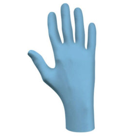 Showa Best Glove 8005PFXL N-DEX 8005 Series Disposable Nitrile Gloves, Powder Free, 8 mil, X-Large, Blue