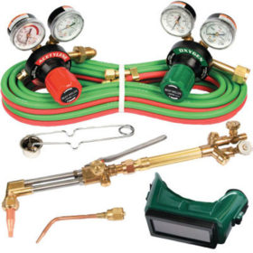 Best Welds 0384-2704 G350 Series Cutting and Welding Outfits, 3/8 in Cutting Cap., Deluxe
