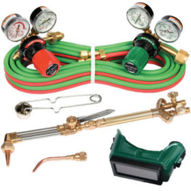 Best Welds 0384-2706 G250 Series Cutting and Welding Outfits, 3/8 in Cutting Cap., Deluxe