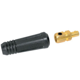 Best Welds SK-50 Dinse Style Cable Plug and Socket, Male, Ball Point Connection, 1/0 Cap.