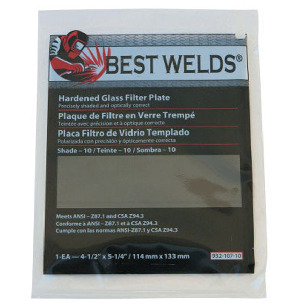 Green Diamond Shade 11 Glass Filter Plate 4.5" x 5.25" 