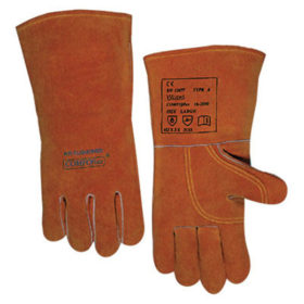 Best Welds 10-2000 Premium Leather Welding Gloves, Split Cowhide, Large, Buck Tan