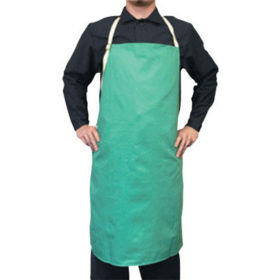 Best Welds CA-500 Cotton Sateen Bib Apron, 24 in x 42 in, Visual Green