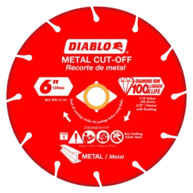Freud Inc. Diablo (DDD060DIA101F) 6 in. Diamond Metal Cut-Off Blade