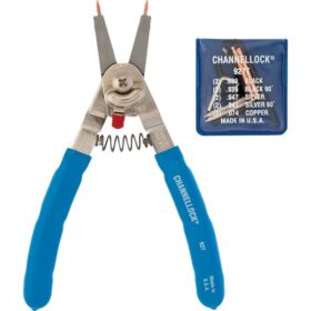 Channellock 8 In. Snap Ring Pliers with Straight Tip/90-Degree Bend Tip (927)
