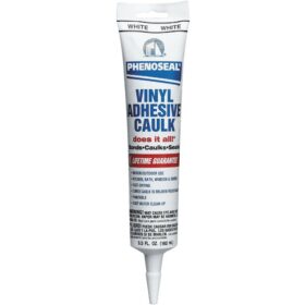 Phenoseal 6 Oz. White Vinyl Adhesive Caulk (07026)