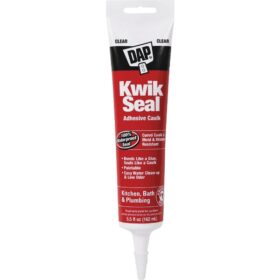 Dap Kwik Seal 5.5 Oz. Clear Kitchen & Bath Adhesive Caulk (18008)