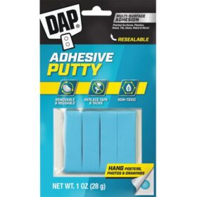 DAP RapidFuse Blue Stik 1 Oz. Blue Reusable Adhesive Putty (7079801201)