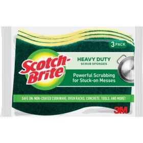 Scotch-Brite Heavy Duty Scrub Sponge (3-Pack) (HD-3)
