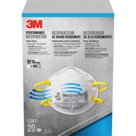 3M N95 Performance Particulate Respirator for Paint Prep (20-Pack) (8210PP20-DC)