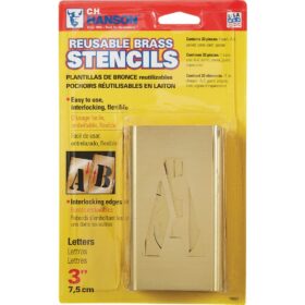 CH Hanson 3 In. Letter Stencil Set (32 Piece) (10327)