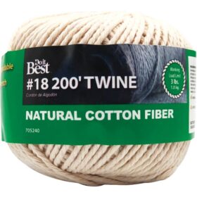 Do it Best #18 x 200 Ft. Natural Cotton Twine (705240)