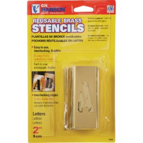 CH Hanson 2 In. Letter Stencil Set (32 Piece) (10325)