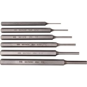 Mayhew Tools Pin Punch Set (6-Piece) (89035)