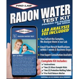 Pro Lab Drinking Water Radon Test Kit (RW103)