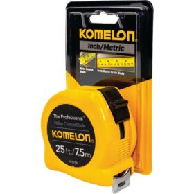 Komelon The Professional 7.5m/25 Ft. Metric/SAE Tape Measure (4925IM)