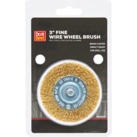 Do it Best 3 In. Mounted, Fine Drill-Mounted Wire Wheel (660 075-9009)