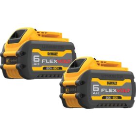 DEWALT FLEXVOLT 20V/60V MAX Lithium-Ion 6.0 Ah Battery Pack (2-Pack) (DCB606-2)