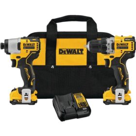 DEWALT XTREME 12V MAX 2-Tool Brushless Cordless Drill & Impact Driver Combo Kit with (2) 2.0 Ah Batteries & Charger (DCK221F2)
