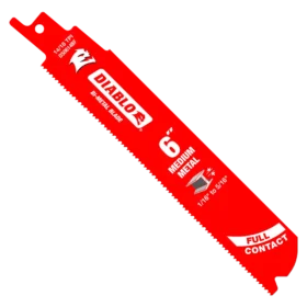 Freud Inc. Diablo DS0614BF5 Steel Demon 6 In. 14/18 TPI Medium Metal Reciprocating Saw Blade (5-Pack)