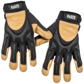 Klein Leather Work Gloves, Large, Pair (60188)