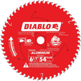 Diablo 6-1/2 In. 54-Tooth Aluminum Circular Saw Blade (2-Pack) (D0654NA)