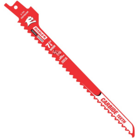 Diablo Demo Demon 7-3/8 In. 5 TPI Carbide Rough-In/Scrolling Reciprocating Saw Blade (3-Pack) (DS0705CWR3)