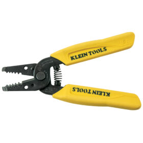 Standard Wire Stripper/Cutter, 6-1/4 in L, 10 AWG to 18 AWG Solid, Yellow Textured Handle (11045)