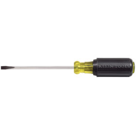 Klein 3/16 In. x 4 In. Cabinet-Tip Slotted Screwdriver (601-4)